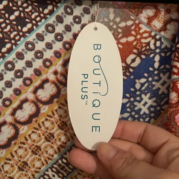 🆕✨NWT Plus Colorful Printed Kimono Boho Style Size 2x-3x Flowy 🦋 - Picture 10 of 10